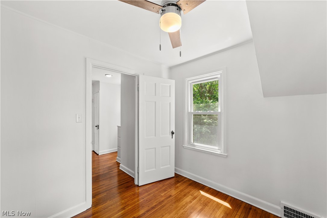 6444 Wilson Mills Road Cleveland, OH 44143 - Photo 21 of 29 2nd floor Bedroom with Hardwood Floors and Freshly Painted !1 of 3 Bedrooms.