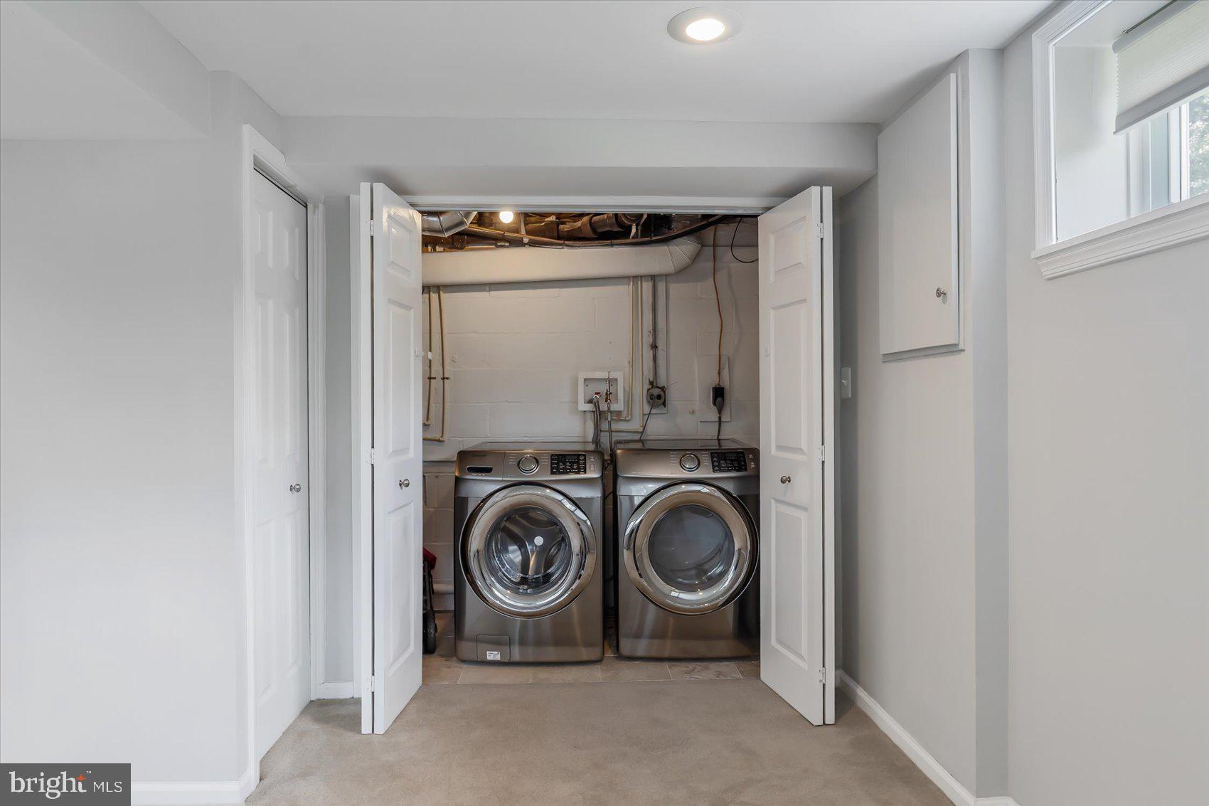 5818 Stuart Avenue Baltimore, MD 21215 - Photo 46 of 64 Side by side washer/dryer convey!