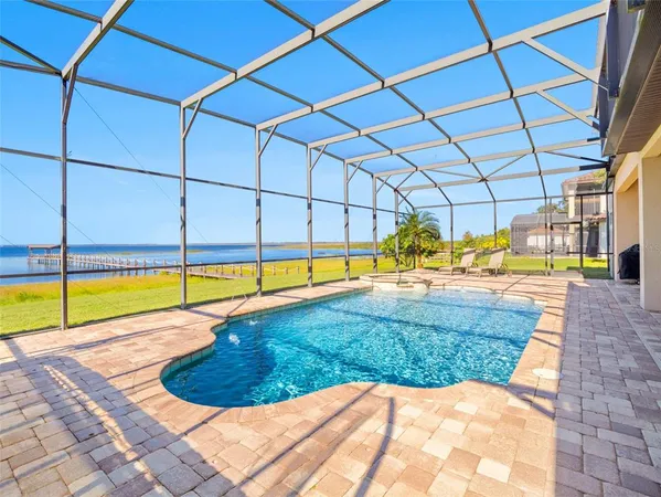 a view of a swimming pool