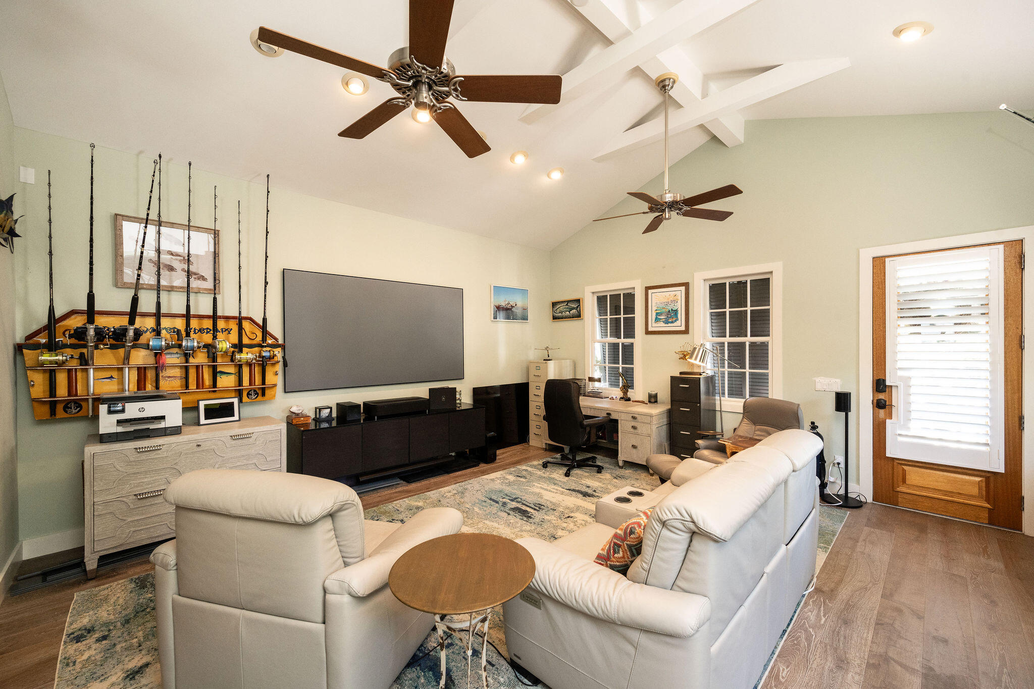 1006-1008 Fleming Street Key West, FL 33040 - Photo 36 of 48 a living room with furniture and a flat screen tv