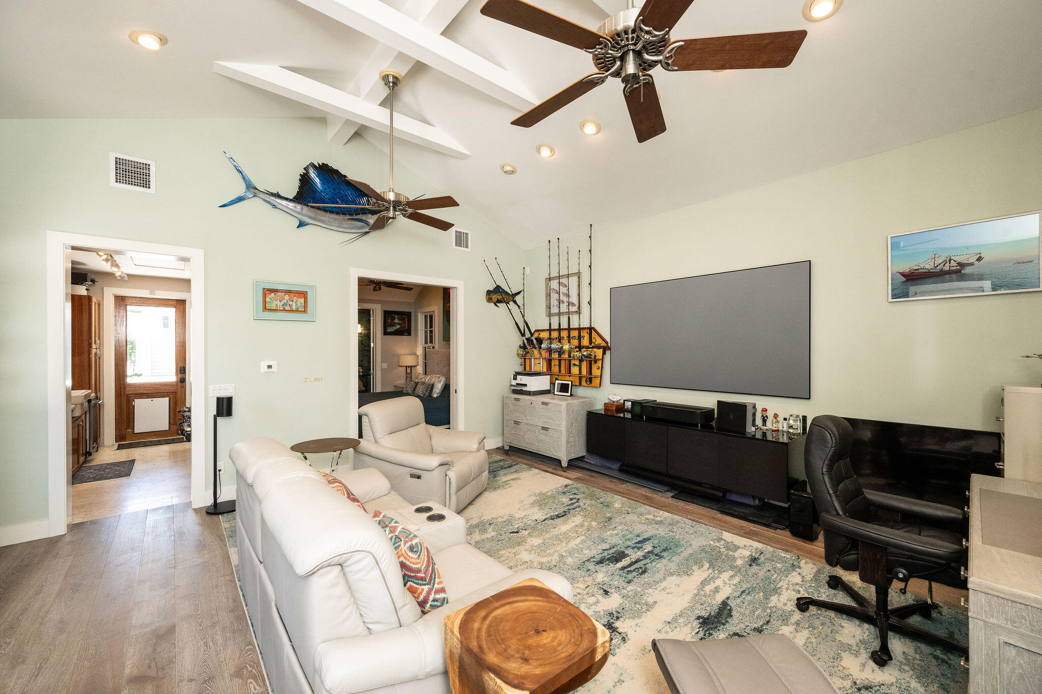 1006-1008 Fleming Street Key West, FL 33040 - Photo 37 of 48 a living room with furniture and a flat screen tv