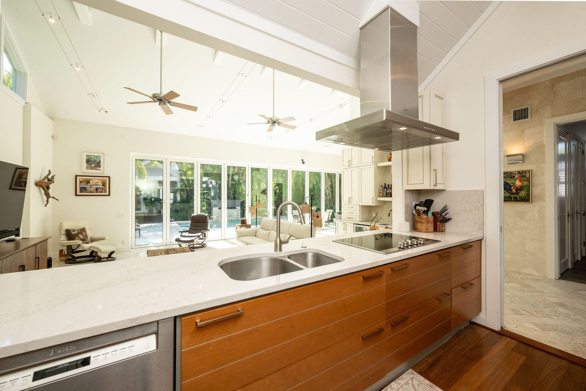 1006-1008 Fleming Street Key West, FL 33040 - Photo 8 of 48 a kitchen with a sink and a large window