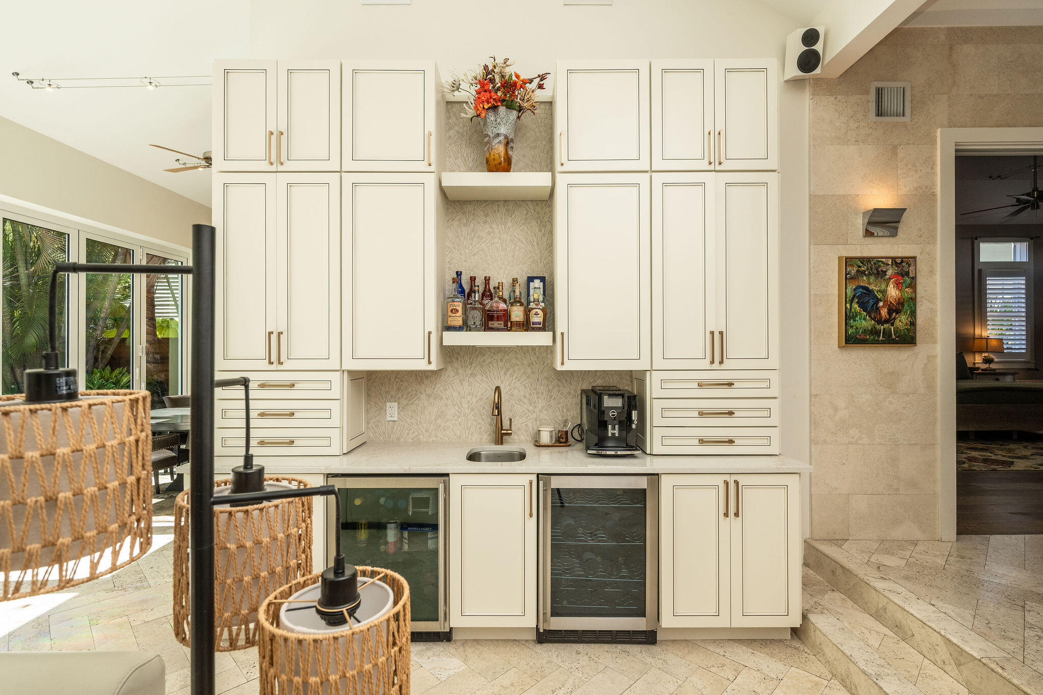 1006-1008 Fleming Street Key West, FL 33040 - Photo 10 of 48 a kitchen with stainless steel appliances granite countertop a stove and a refrigerator