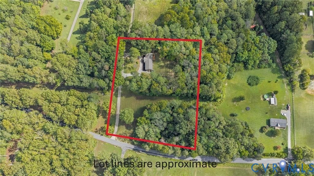 6584 Blenheim Road Powhatan, VA 23139 - Photo 26 of 31 View of property location with property boundaries