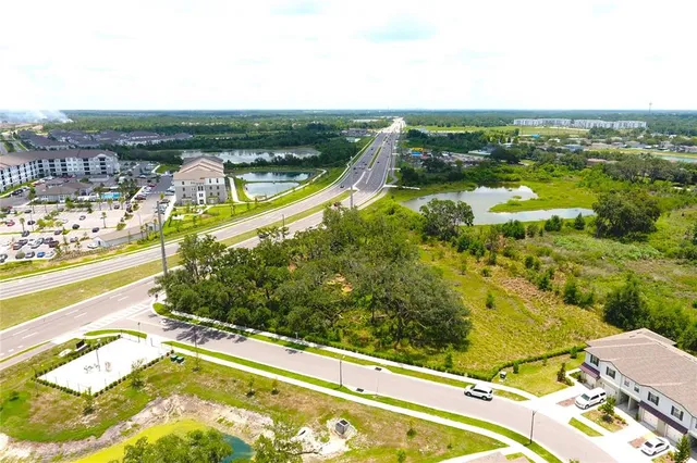 a view of a swimming pool with an ocean view