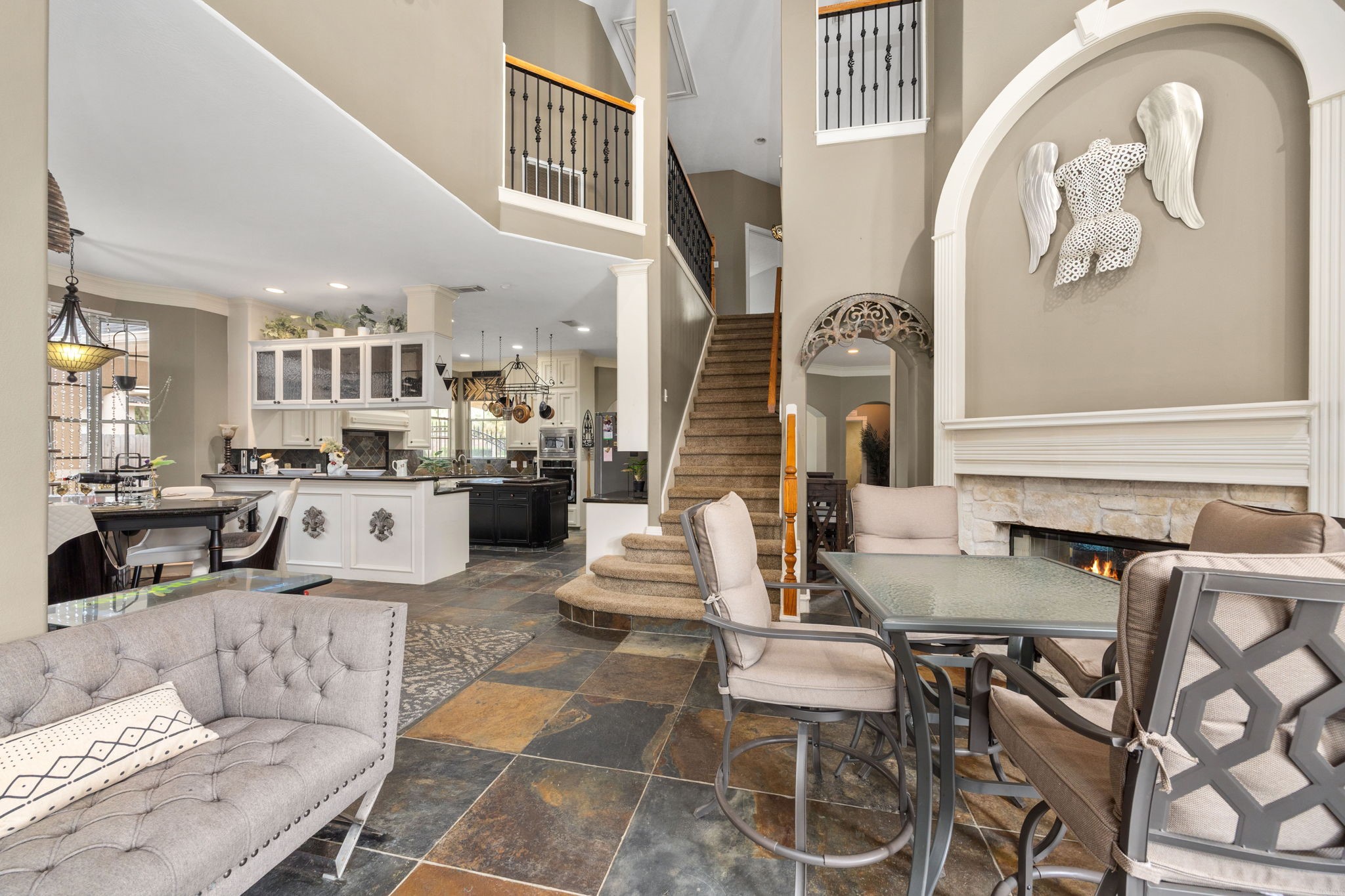 13307 Cypress Pond Road Cypress, TX 77429 - Photo 20 of 50 a living room with furniture and wooden floor