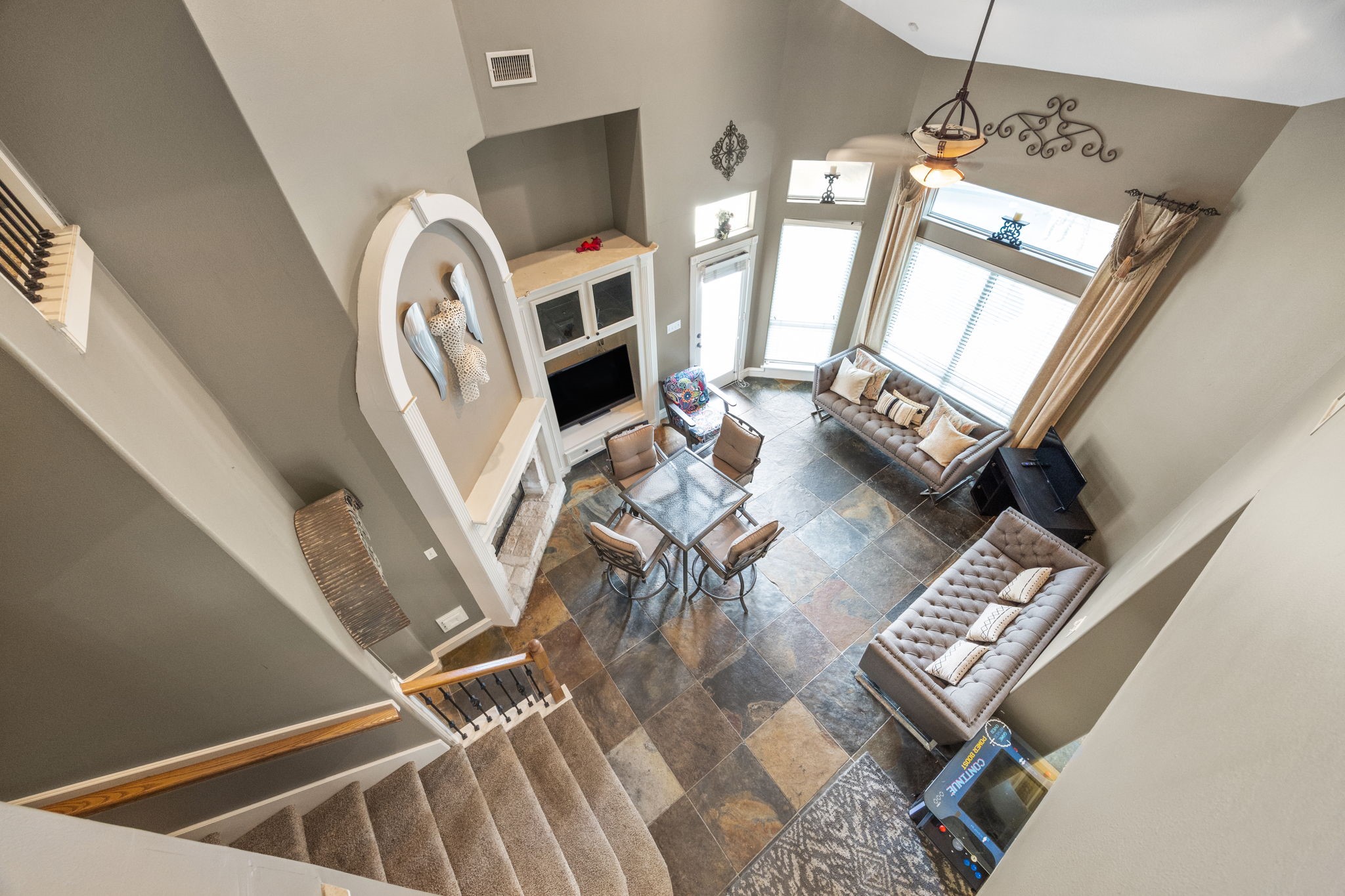 13307 Cypress Pond Road Cypress, TX 77429 - Photo 27 of 50 a view of living room with furniture and a chandelier