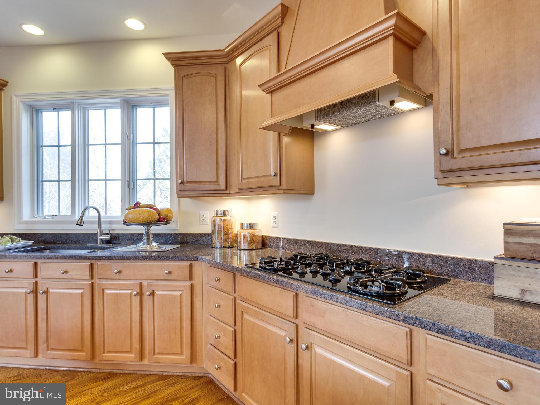 1406 Stanbridge Place Vienna, VA 22182 - Photo 10 of 30 a kitchen with stainless steel appliances granite countertop a sink a stove and cabinets