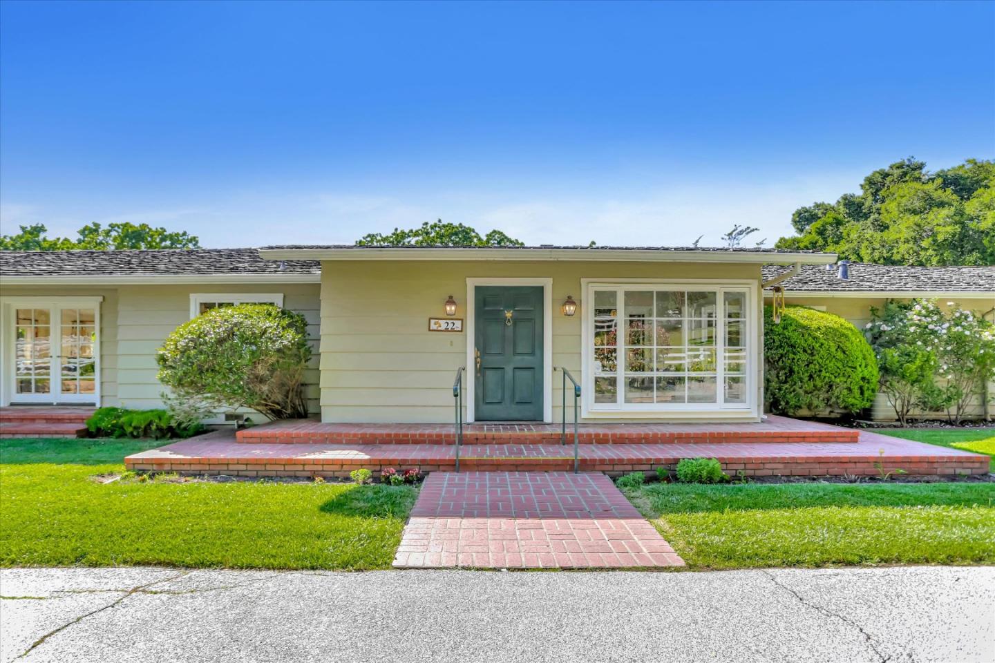 22 La Rancheria Carmel Valley, CA 93924 - Photo 5 of 44 front view of house with a yard