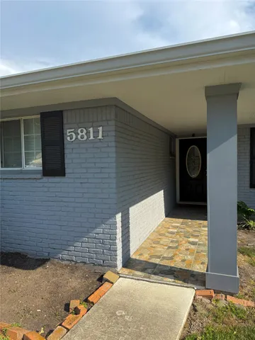 a view of a door of the house