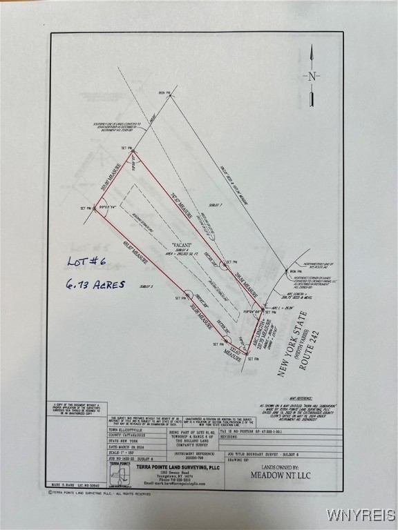 6010 Nys Route Ellicottville, NY 14731 - Photo 2 of 9 Lot #6 Survey - this lot will offer great hillside