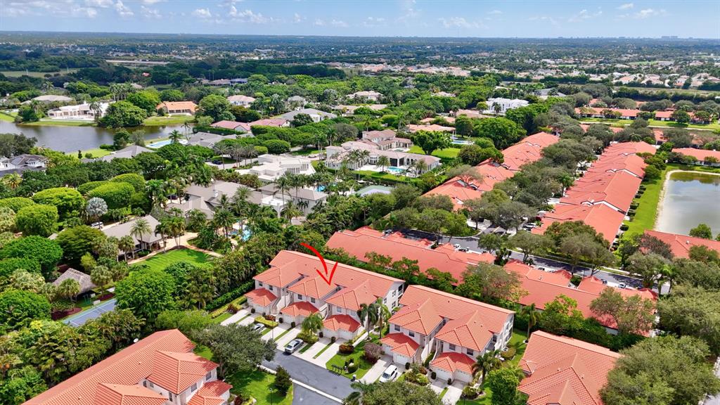 12614 Tiboli Chase Court, Unit 1 Boca Raton, FL 33496 - Photo 37 of 62 an aerial view of residential houses with outdoor space
