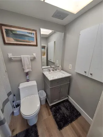 a bathroom with a sink and a toilet