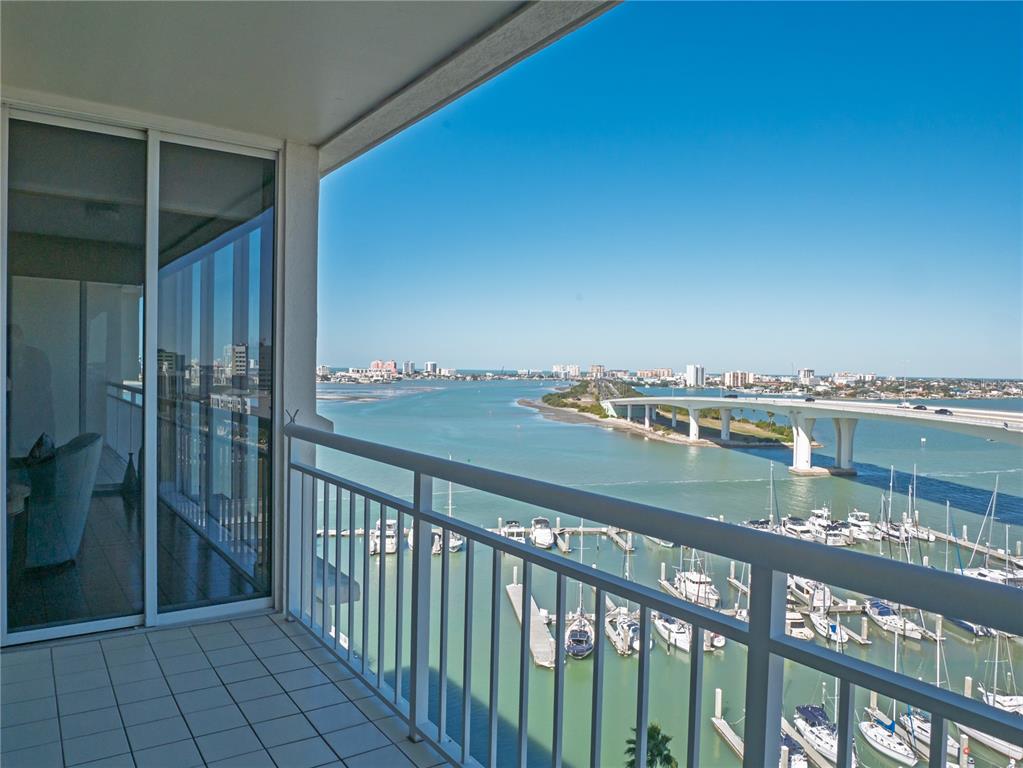 100 Pierce Street, Unit 1301 Clearwater, FL 33756 - Photo 29 of 44 a view of city from balcony