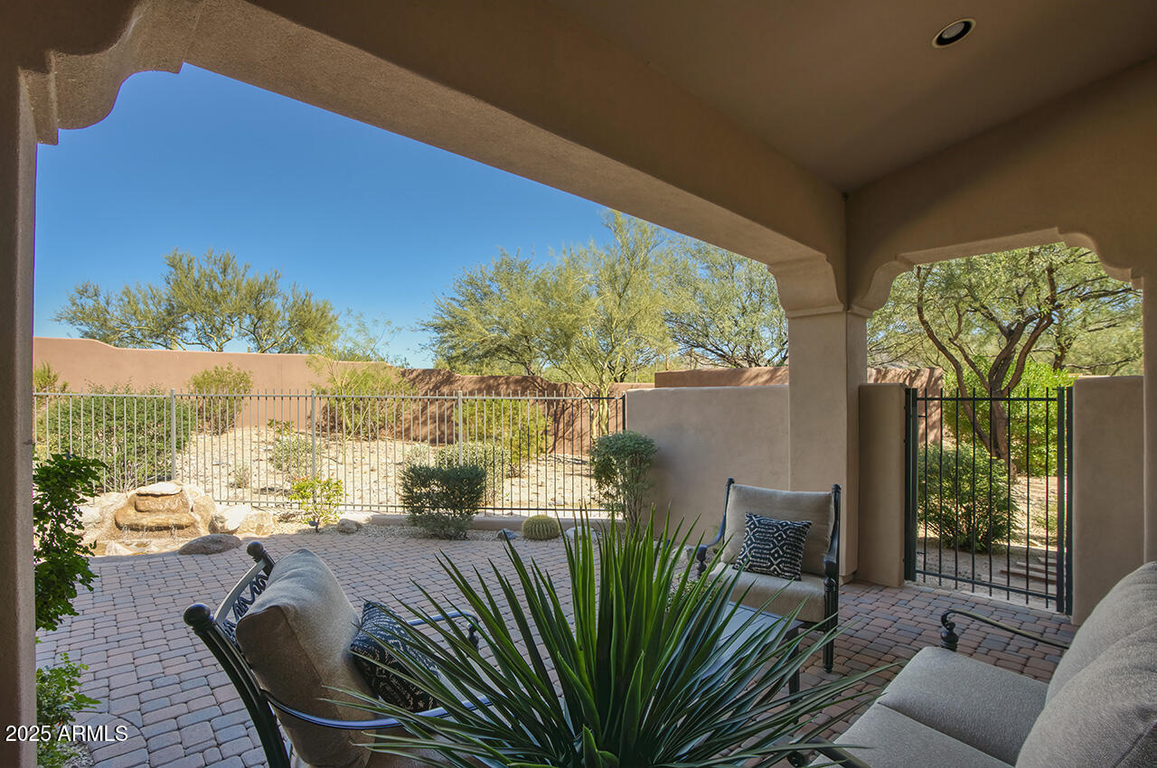 9190 East Hoverland Road Scottsdale, AZ 85255 - Photo 22 of 35 a view of balcony with furniture