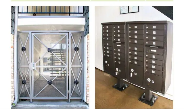 a view of front door