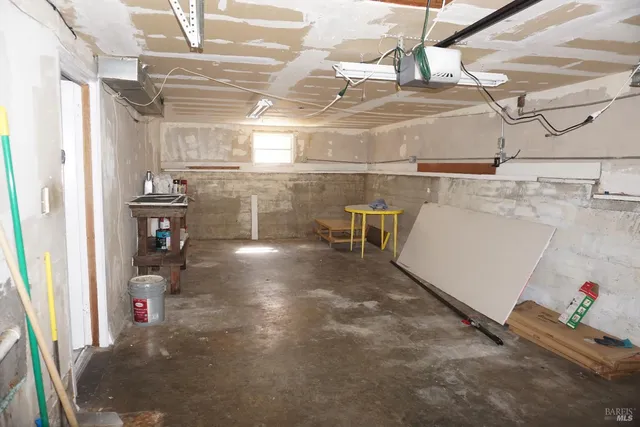 a view of storage and utility room