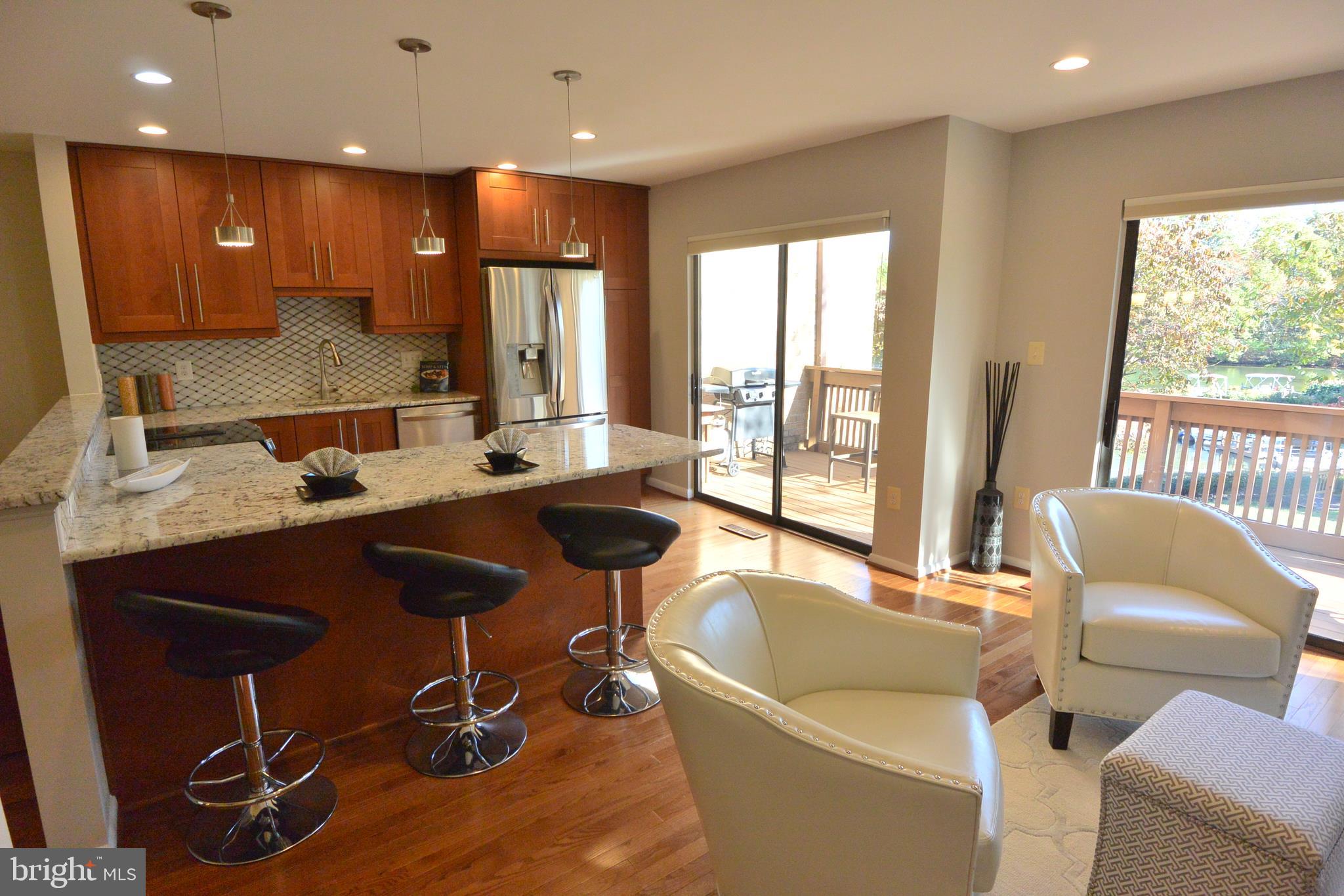 2031 Lakewinds Drive Reston, VA 20191 - Photo 11 of 38 Kitchen overlooking Lake