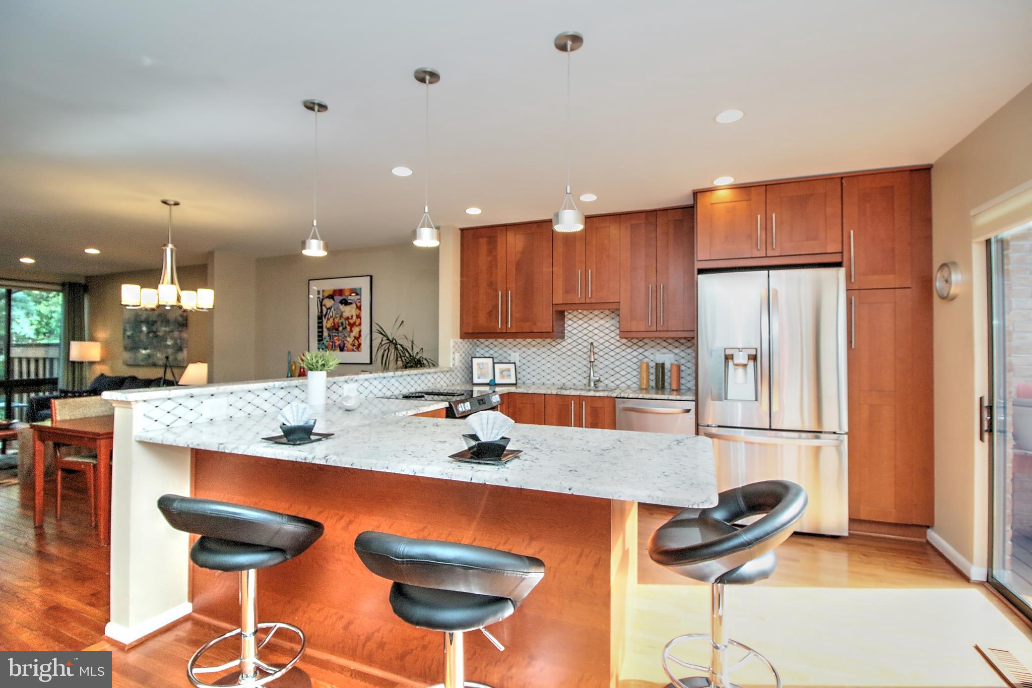 2031 Lakewinds Drive Reston, VA 20191 - Photo 8 of 38 Kitchen looking from family seating area