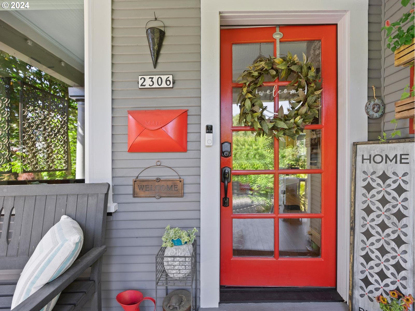 2306 Northeast Couch Street Portland, OR 97232 - Photo 5 of 48 a view of entryway with a flower pot