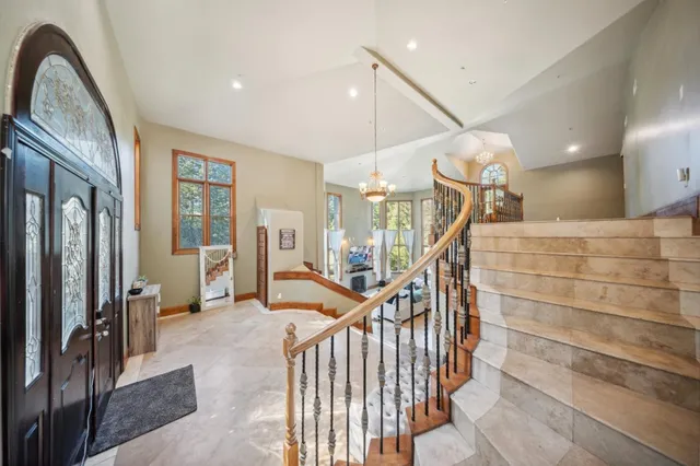 a view of entryway and hall