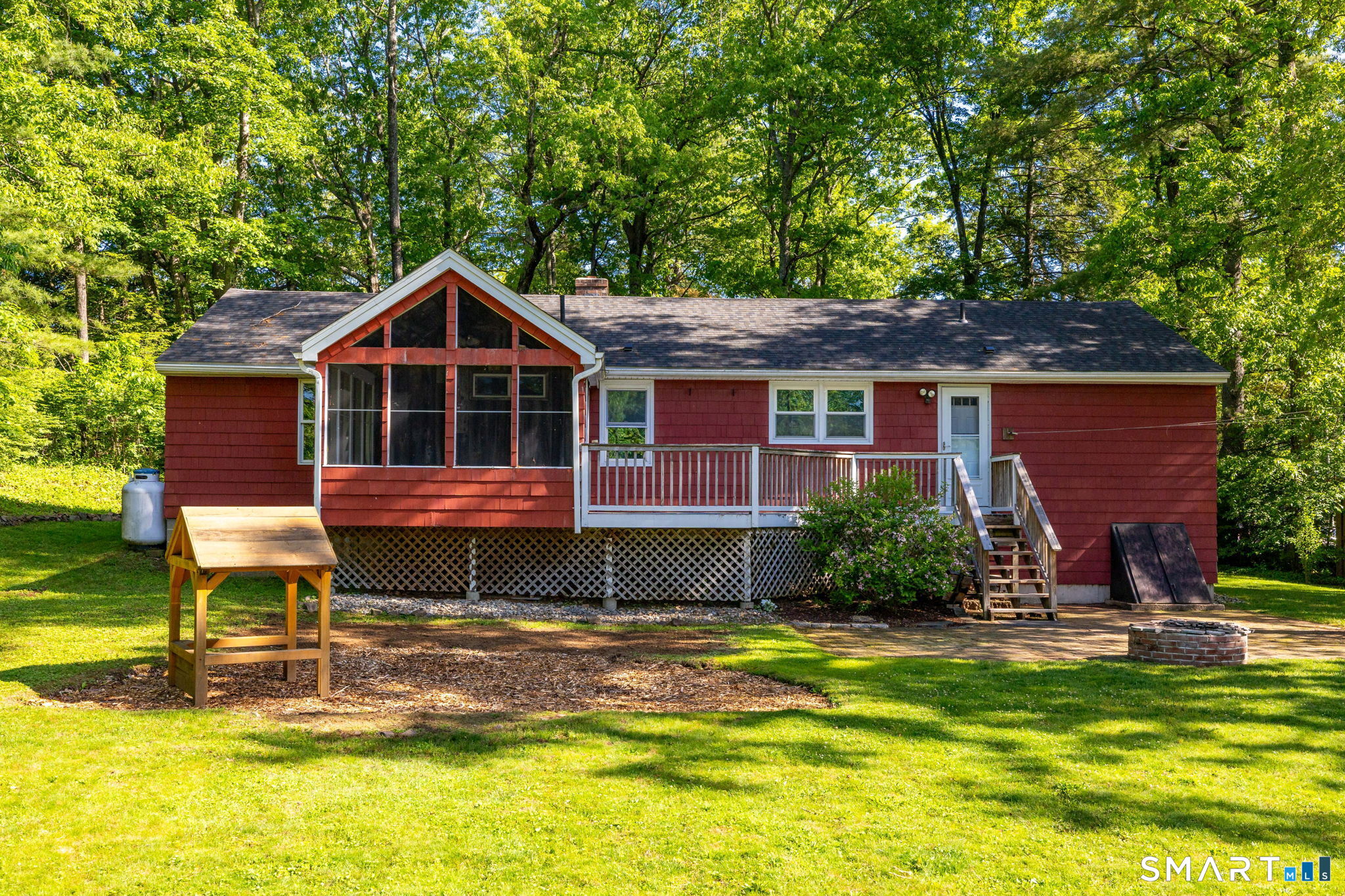 347 Griffin Road Suffield, CT 06093 - Photo 31 of 35 a front view of a house with a yard balcony