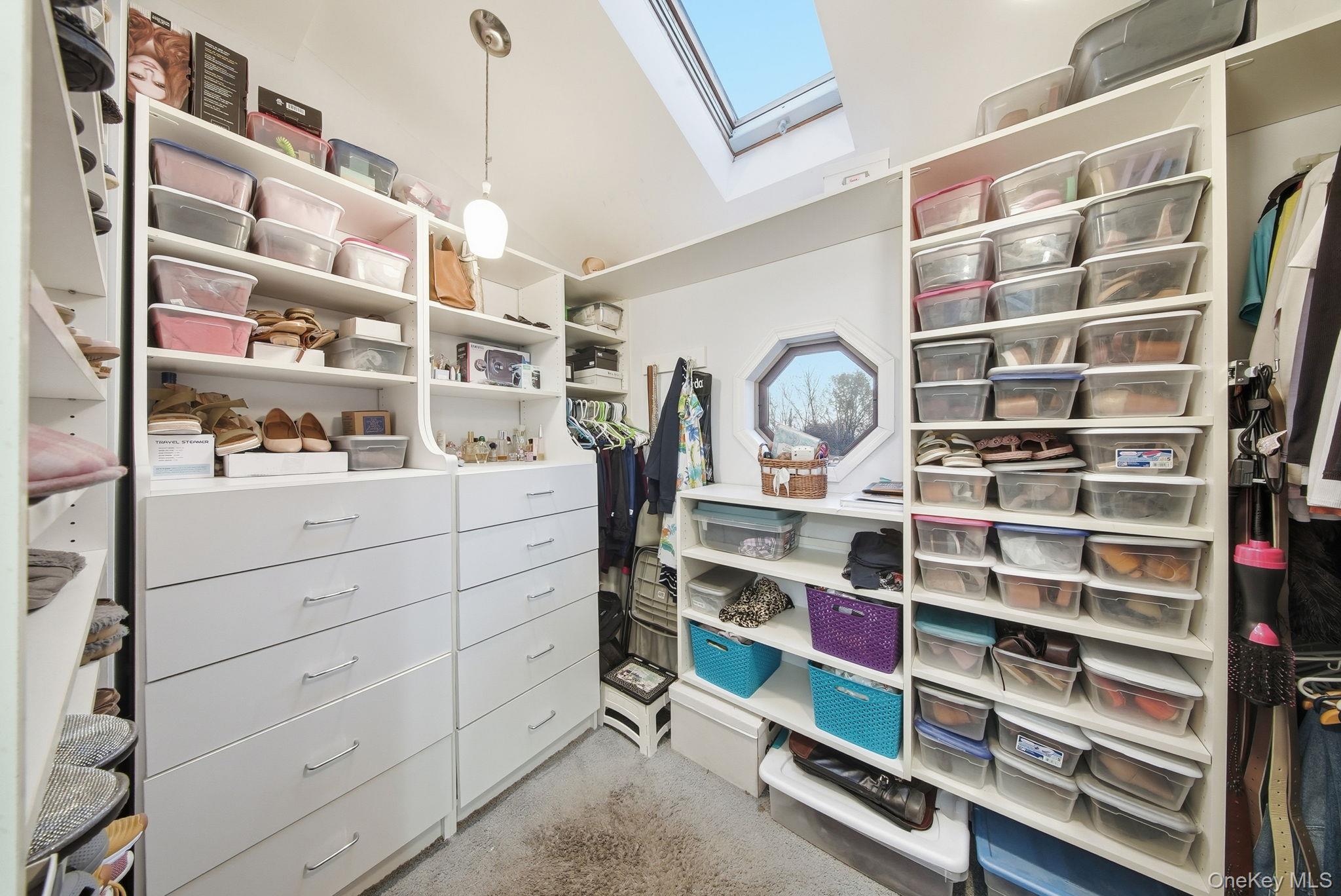 179 Reservoir Road Middletown, NY 10940 - Photo 34 of 50 Spacious closet with a skylight and light carpet