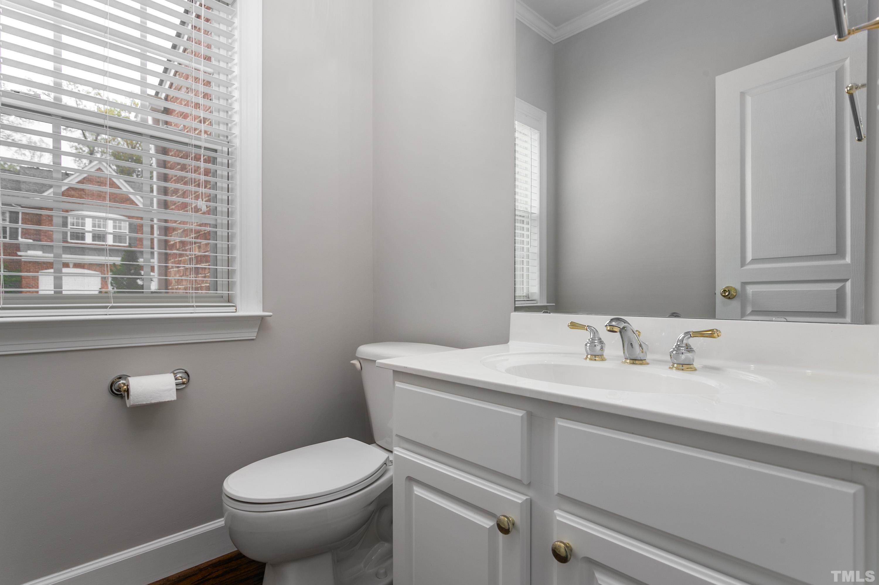 3620 Lion Ridge Court Raleigh, NC 27612 - Photo 12 of 23 a bathroom with a sink and a toilet