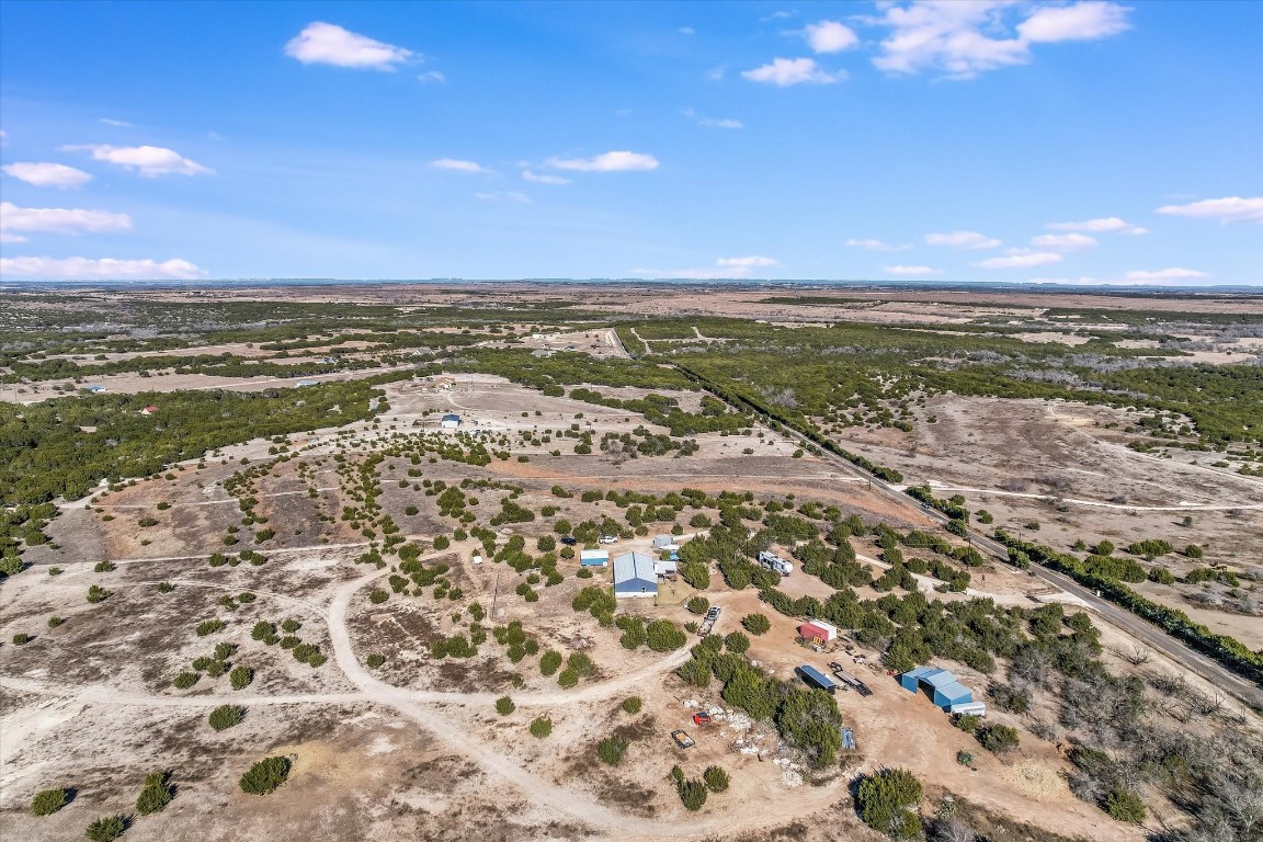 5450 County Road 202 Lampasas, TX 76550 - Photo 32 of 35 Aerial view with a rural view