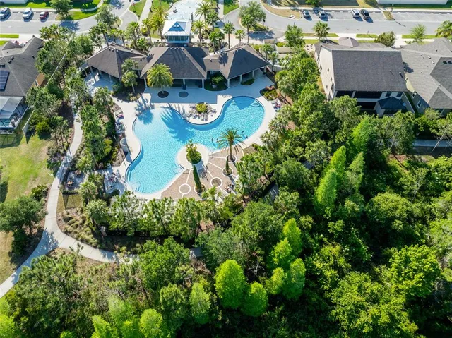 a view of a swimming pool