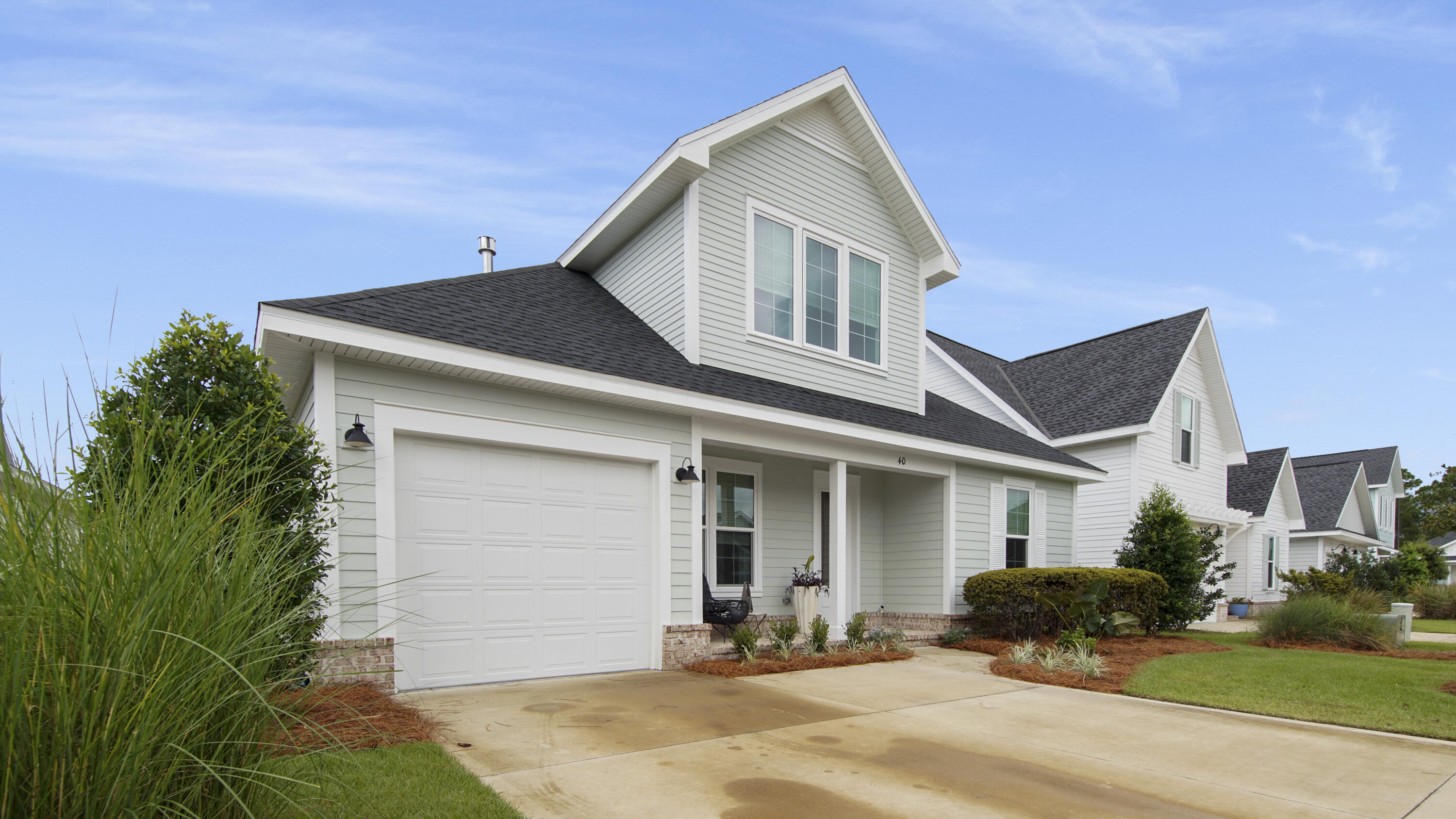40 Conifer Ct Inlet Beach Inlet Beach, FL 32461 - Photo 3 of 25 a front view of a house with a yard