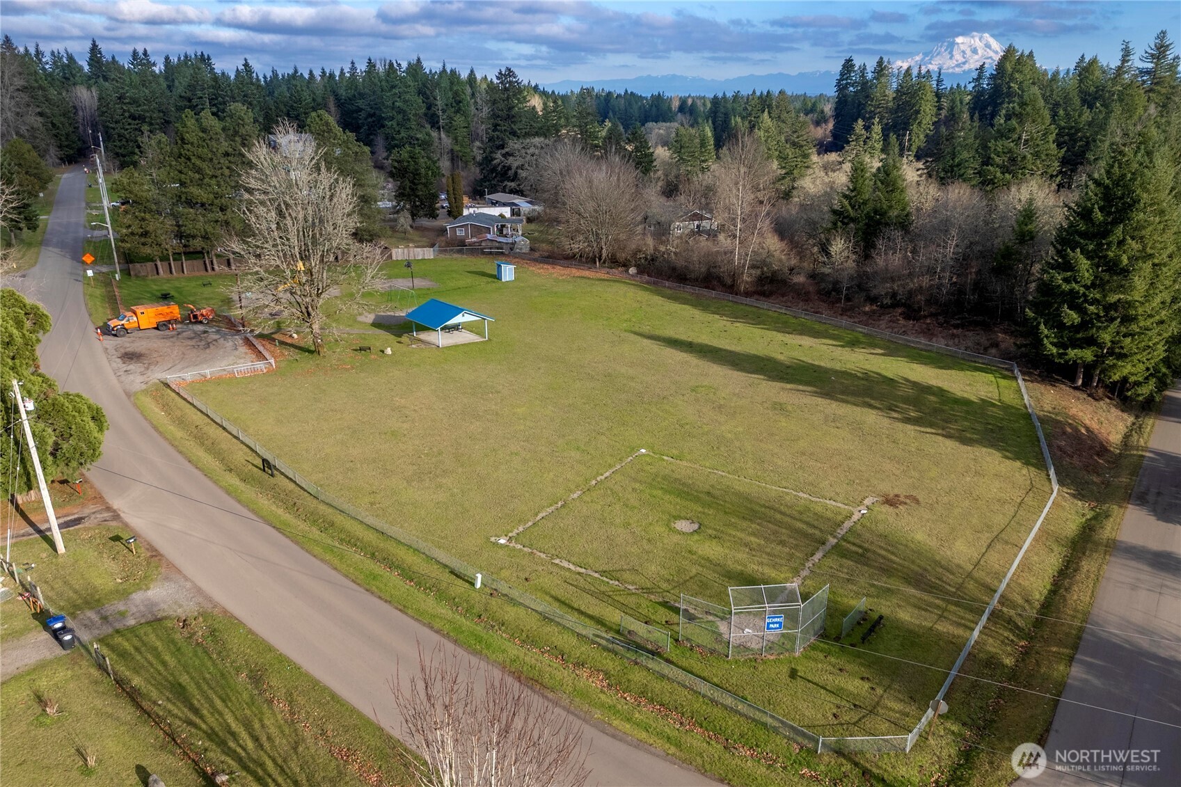 733 Tipsoo Loop South Rainier, WA 98576 - Photo 33 of 37 an aerial view of a house with a yard