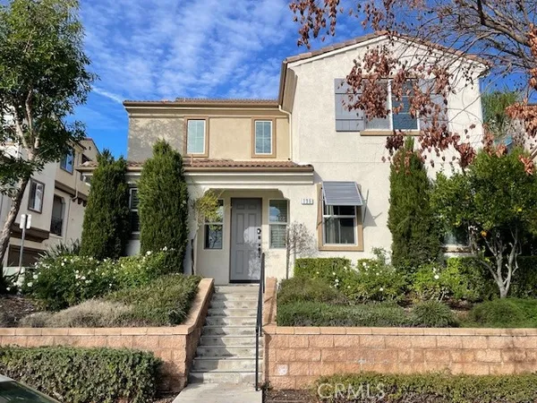front view of house with a yard