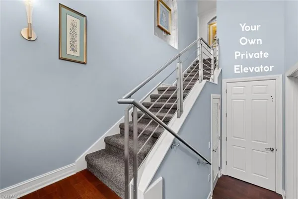 a house that has stairs inside it