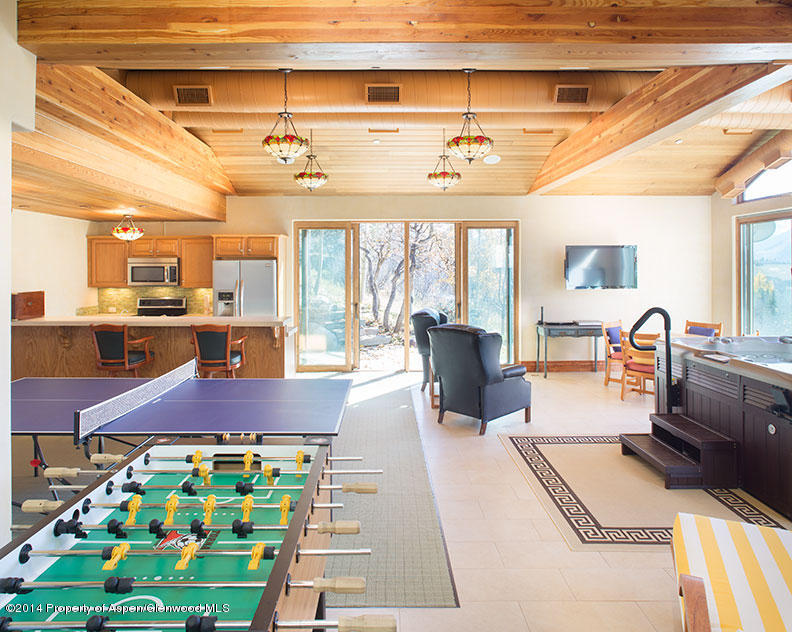 220 North Starwood Road Aspen, CO 81612 - Photo 24 of 47 Game Room/Hot tub