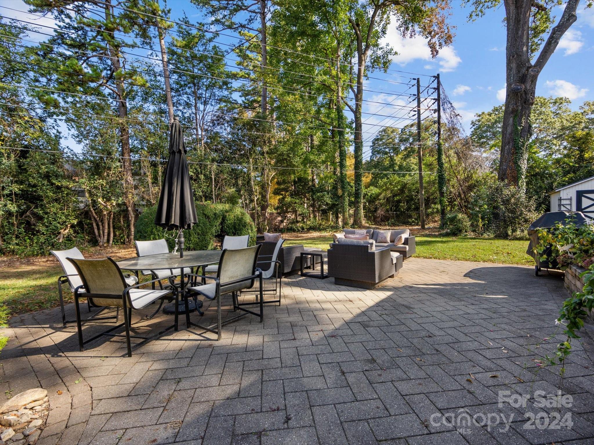 4233 Columbine Circle Charlotte, NC 28211 - Photo 44 of 47 a view of a swimming pool with chairs in patio