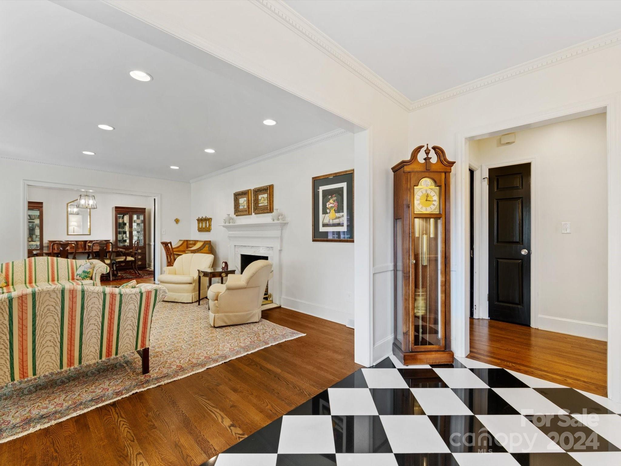 4233 Columbine Circle Charlotte, NC 28211 - Photo 6 of 47 a living room with furniture and a rug