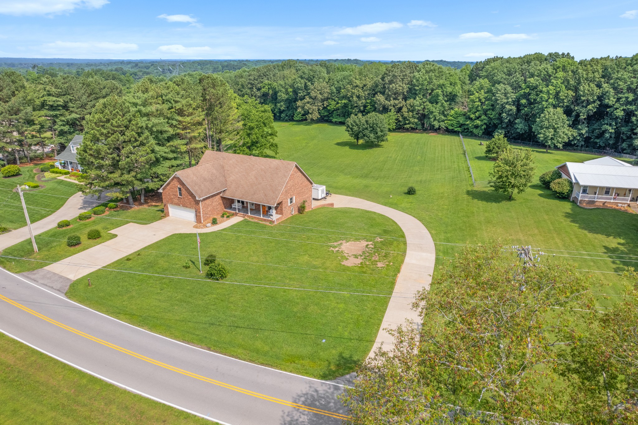 2105 Lock B Road North Clarksville, TN 37043 - Photo 1 of 30 a view of a lake with a yard