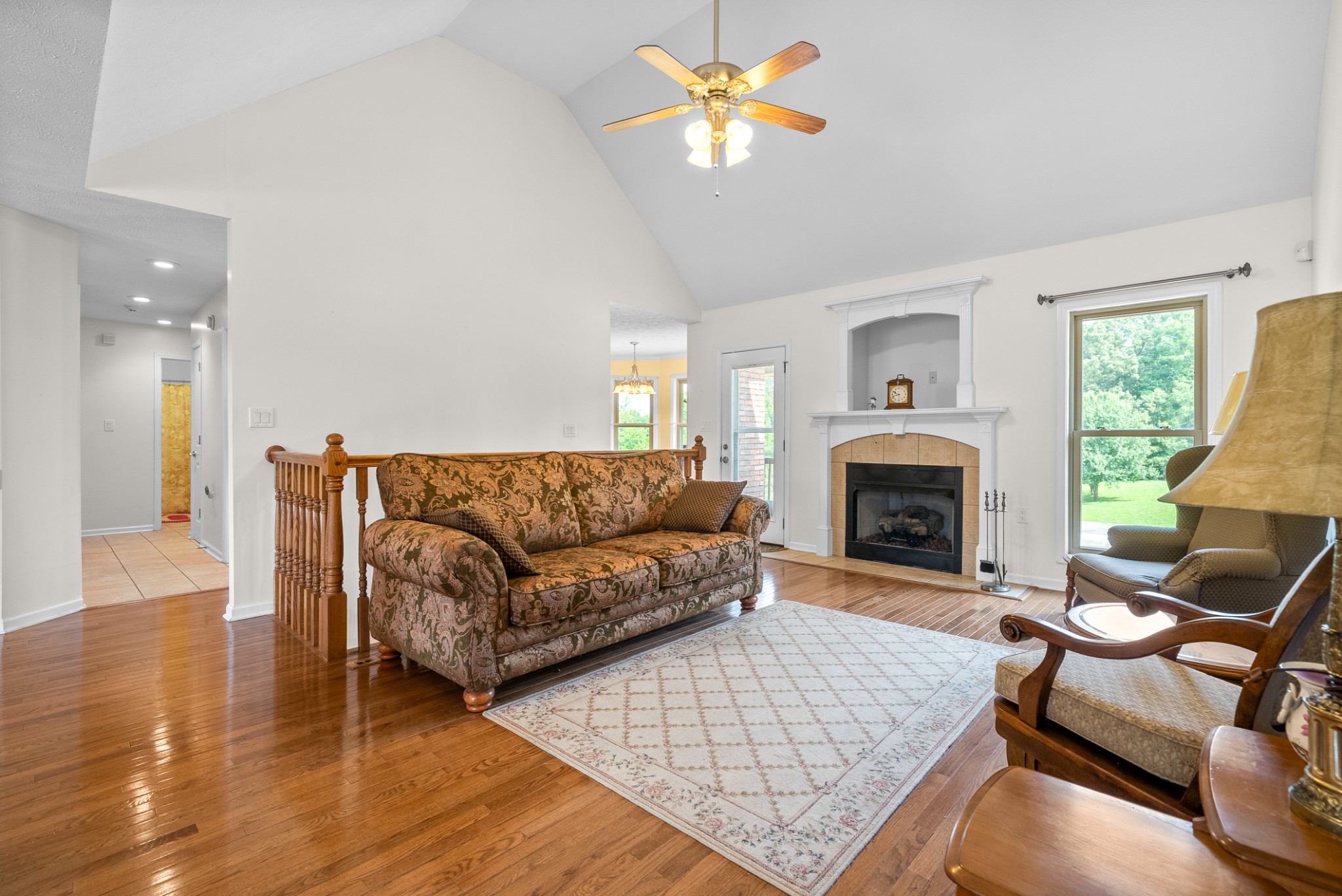 2105 Lock B Road North Clarksville, TN 37043 - Photo 11 of 30 a living room with furniture and a fireplace