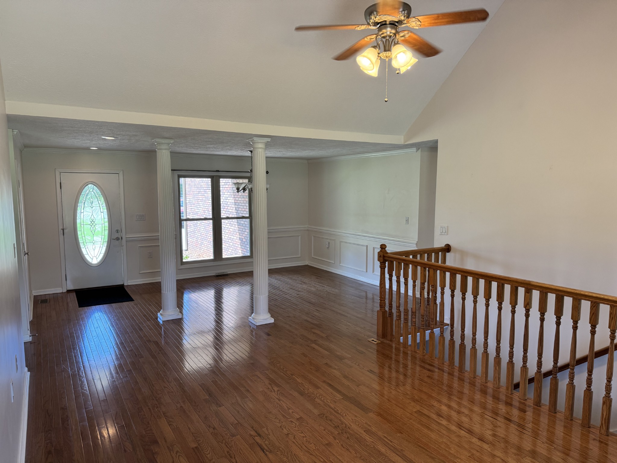 2105 Lock B Road North Clarksville, TN 37043 - Photo 13 of 30 a view of an empty room with wooden floor and a window