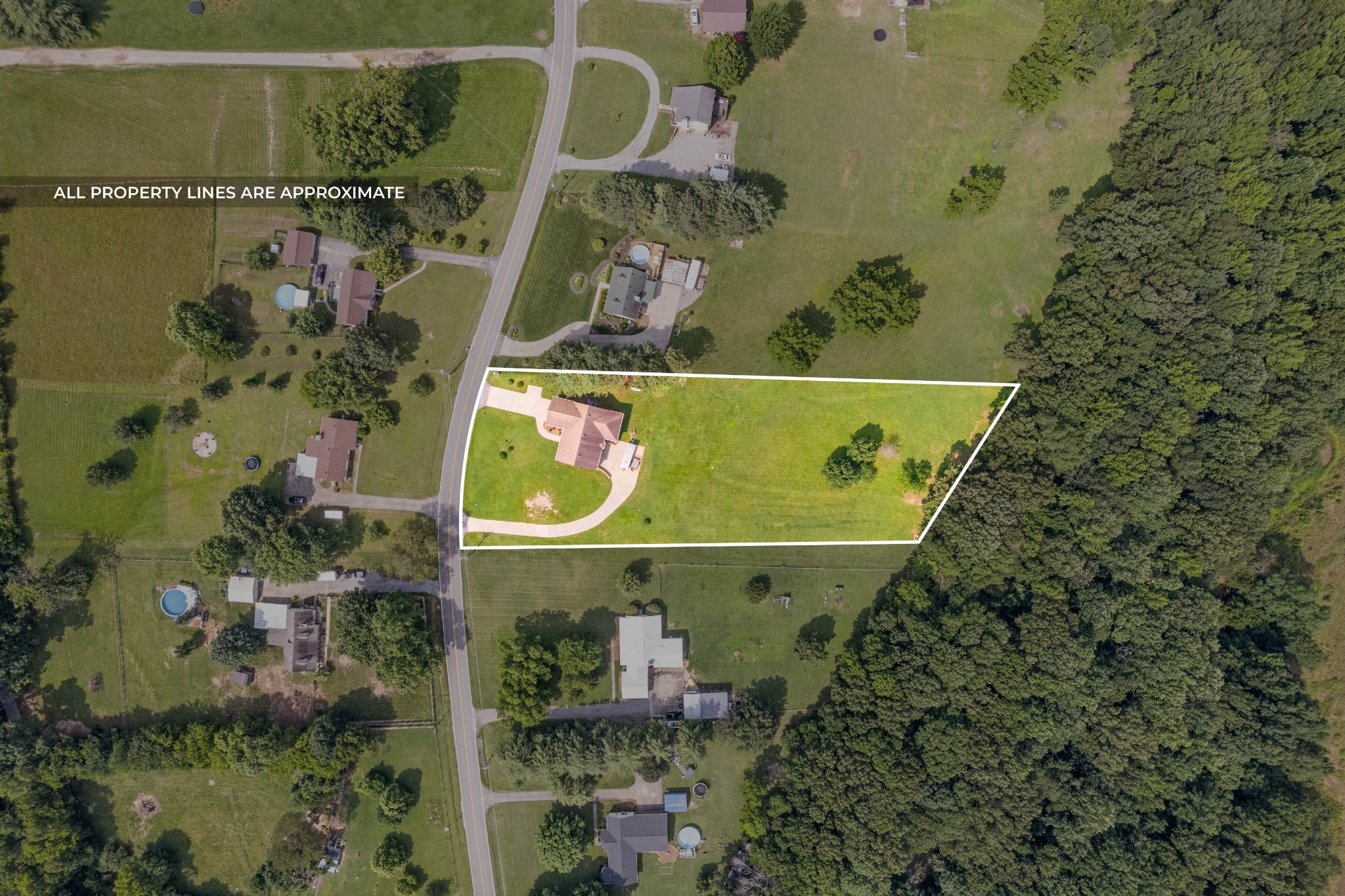 2105 Lock B Road North Clarksville, TN 37043 - Photo 9 of 30 an aerial view of a house