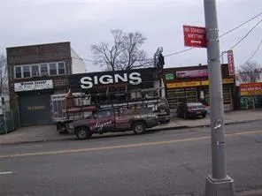 a car parked in front of a building