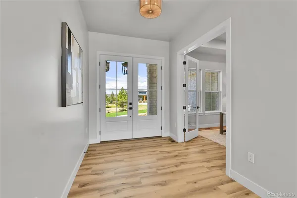 a view of an entryway of house