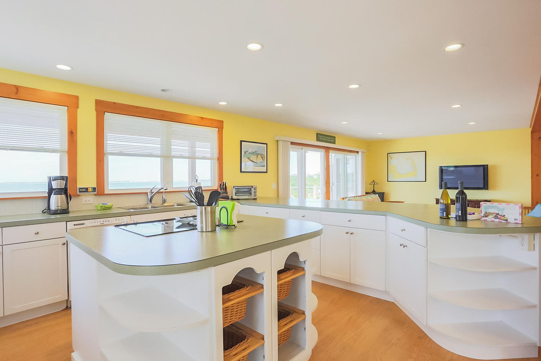 3 Marys Way Truro, MA 02666 - Photo 11 of 37 a kitchen with stainless steel appliances granite countertop a sink and cabinets