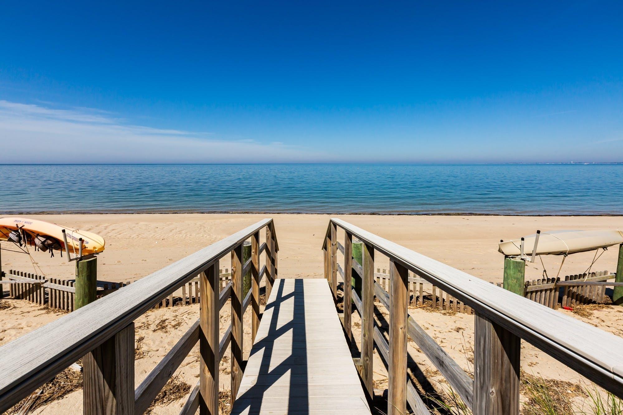 3 Marys Way Truro, MA 02666 - Photo 24 of 37 a view of swimming pool from a balcony