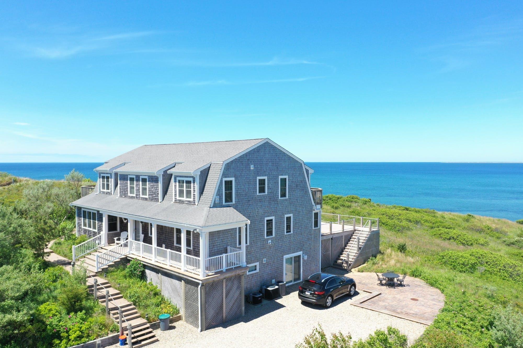3 Marys Way Truro, MA 02666 - Photo 37 of 37 a aerial view of a house with a big yard