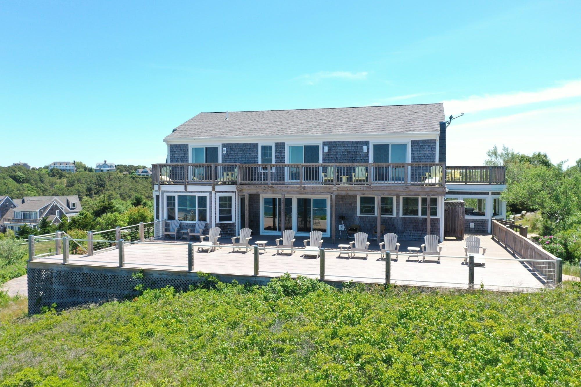 3 Marys Way Truro, MA 02666 - Photo 8 of 37 a house view with a sitting space and garden