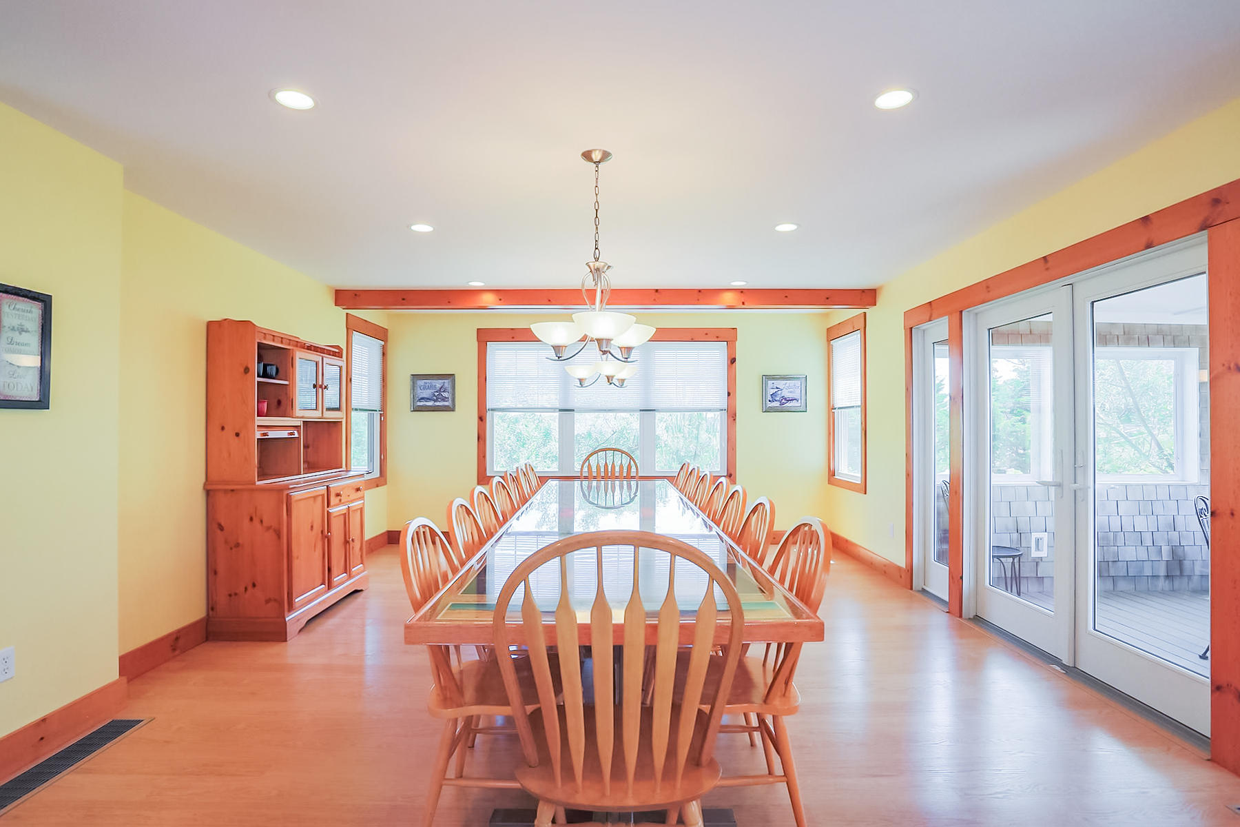 3 Marys Way Truro, MA 02666 - Photo 10 of 37 a view of a a dining room with furniture window and wooden floor