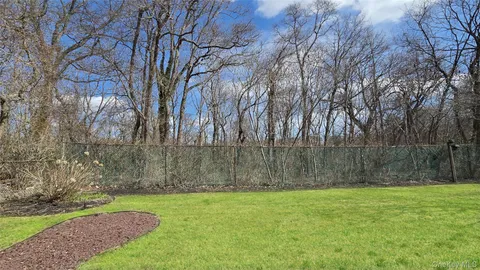 a view of backyard with trees