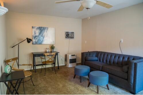760 Locust Street Redding, CA 96001 - Photo 11 of 12 a living room with furniture a couch and a potted plant